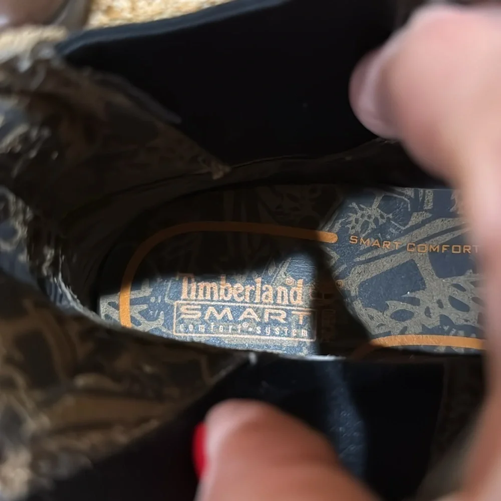 Timberland Suede Ankle Boots with Embroidered‎ Detail